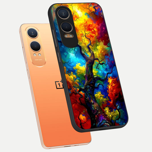  Colorful Soda Bottles phone case For Oneplus Nord CE4 Lite showing premium glass back cover with detailed artwork