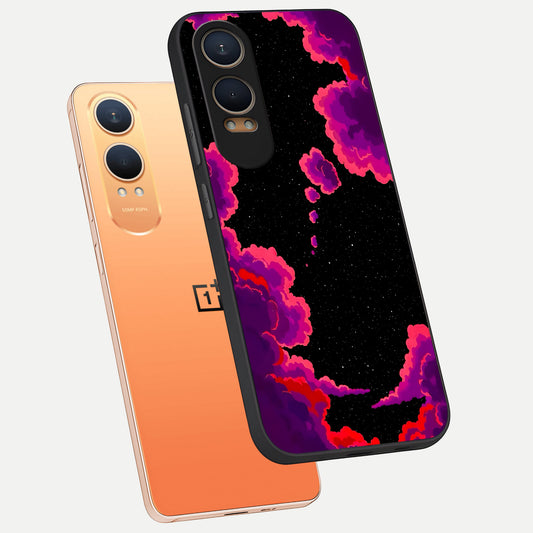  Galaxy Dream Frame phone case For Oneplus Nord CE4 Lite showing premium glass back cover with detailed artwork