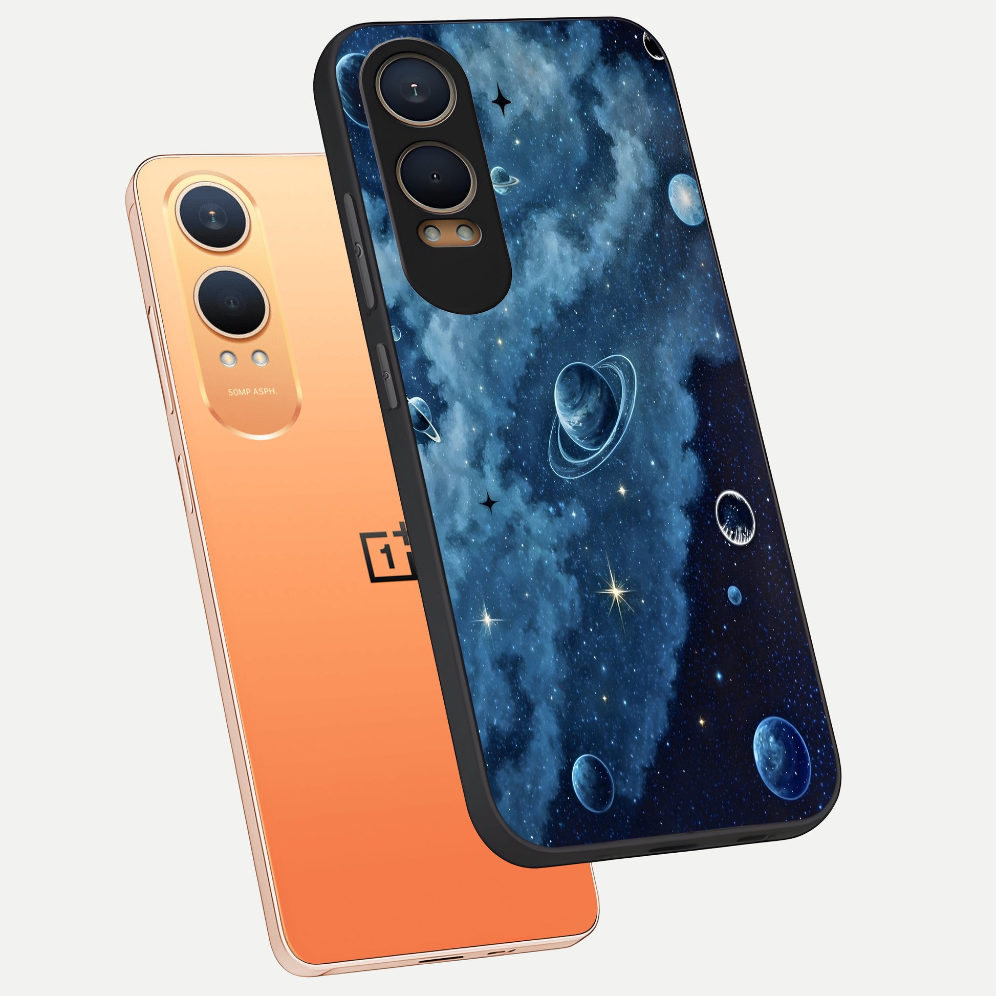  Galaxy Dream Space phone case For Oneplus Nord CE4 Lite showing premium glass back cover with detailed artwork