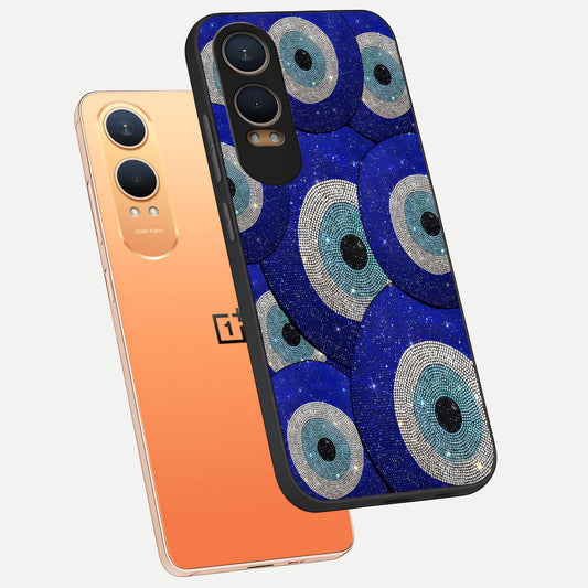  Galaxy Eye Flow phone case For Oneplus Nord CE4 Lite showing premium glass back cover with detailed artwork