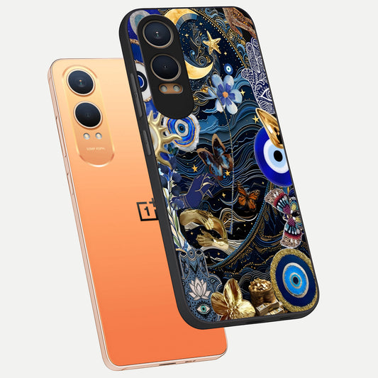 Golden Moon Magic phone case For Oneplus Nord CE4 Lite showing premium glass back cover with detailed artwork