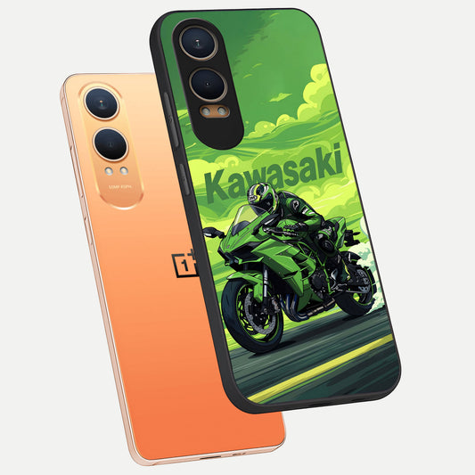  Greenery Sky phone case For Oneplus Nord CE4 Lite showing premium glass back cover with detailed artwork