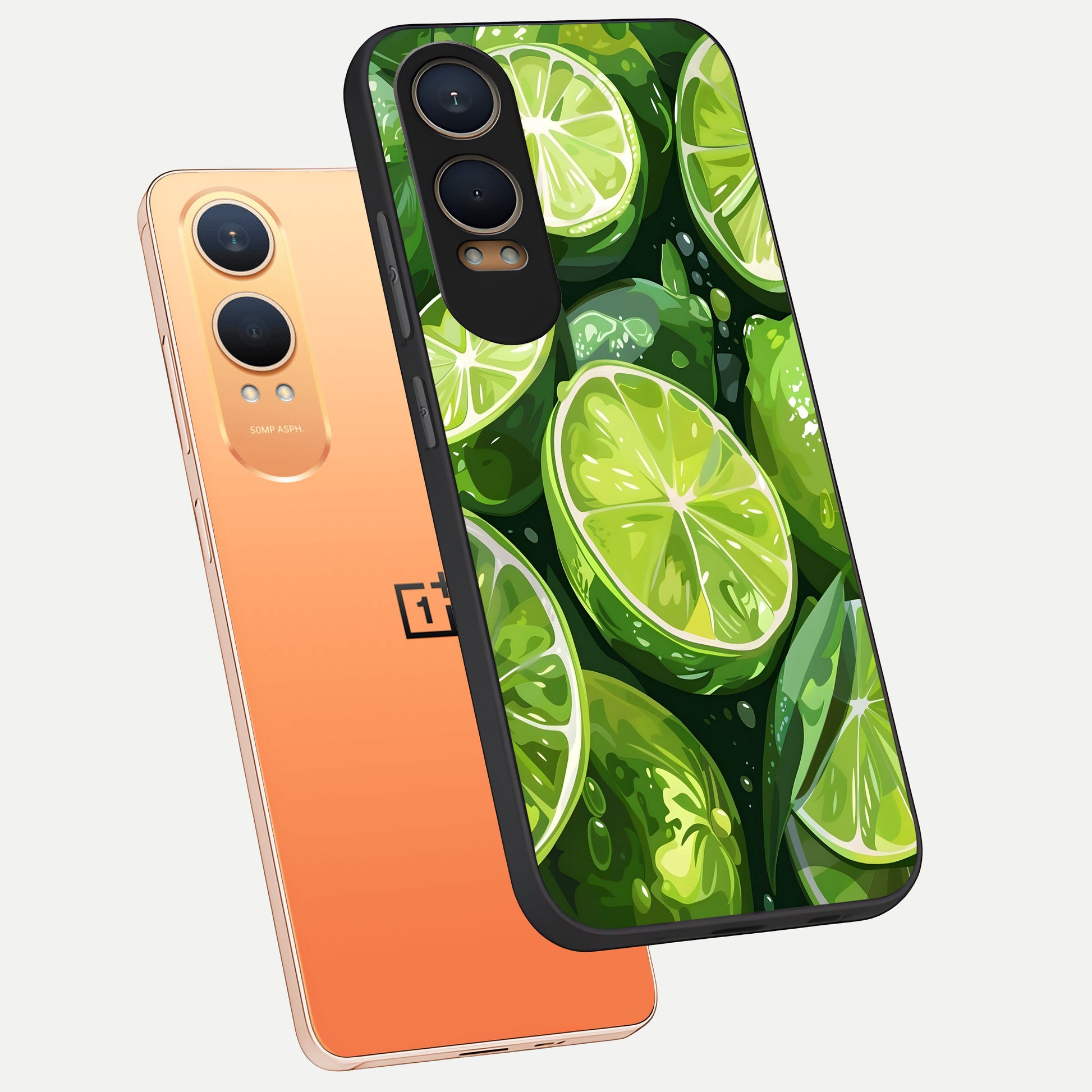  Green Kawasaki phone case For Oneplus Nord CE4 Lite showing premium glass back cover with detailed artwork