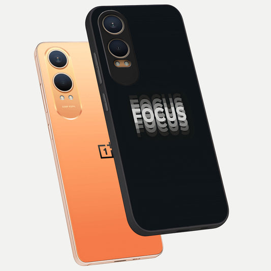  Mono Focus Vision phone case For Oneplus Nord CE4 Lite showing premium glass back cover with detailed artwork