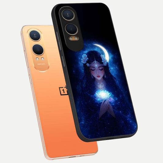  Mystic Moon Queen phone case For Oneplus Nord CE4 Lite showing premium glass back cover with detailed artwork