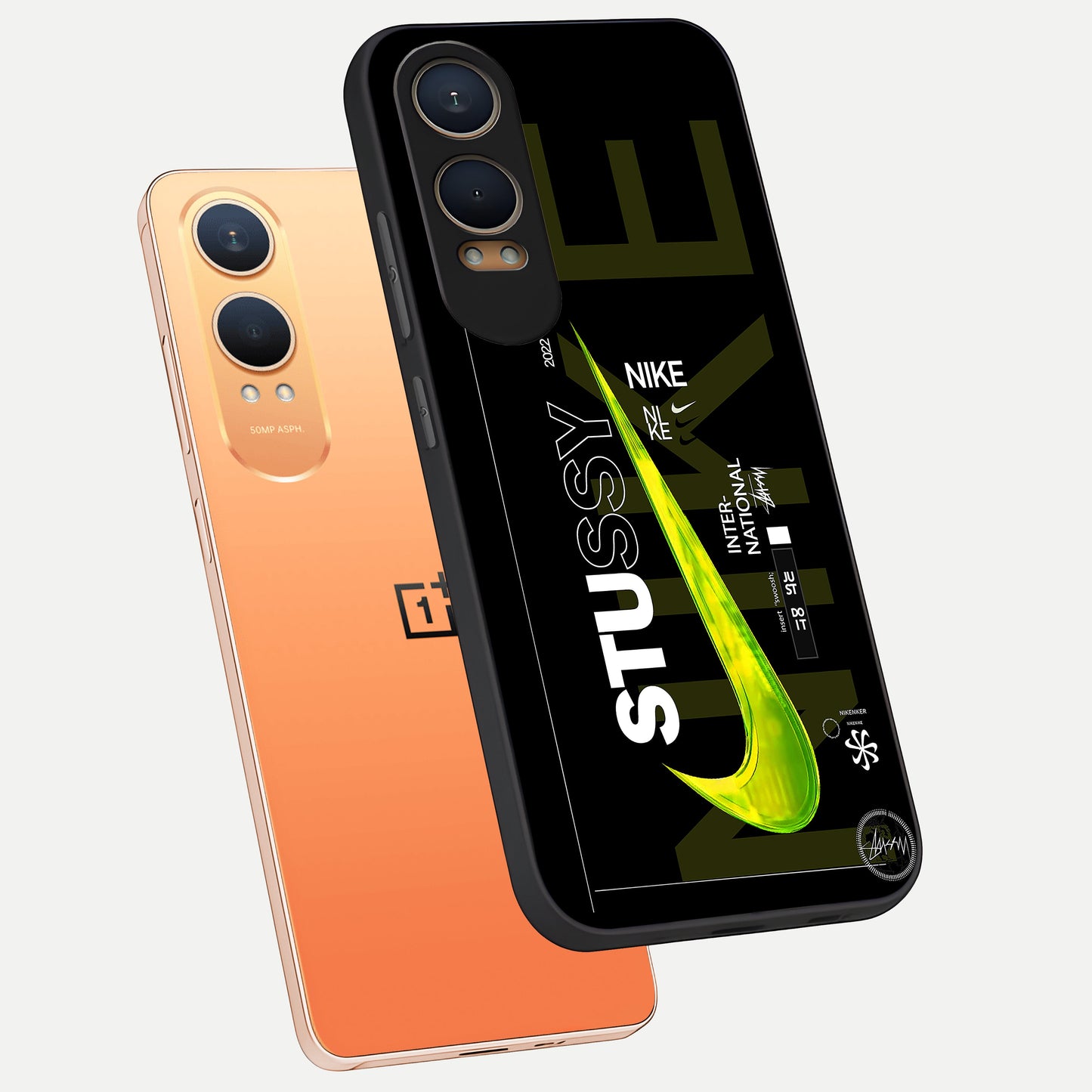  Neon Street Edition phone case For Oneplus Nord CE4 Lite showing premium glass back cover with detailed artwork