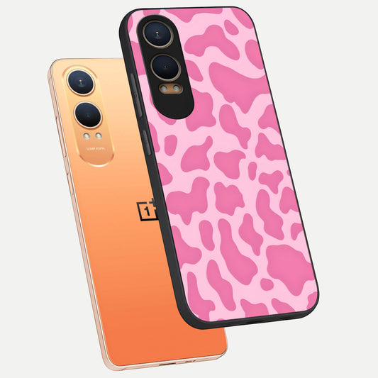 Pinkish Scenery phone case For Oneplus Nord CE4 Lite showing premium glass back cover with detailed artwork