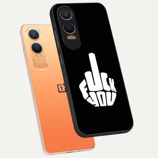  Rebel Mode On phone case For Oneplus Nord CE4 Lite showing premium glass back cover with detailed artwork