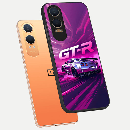  Speed Drift Legend phone case For Oneplus Nord CE4 Lite showing premium glass back cover with detailed artwork