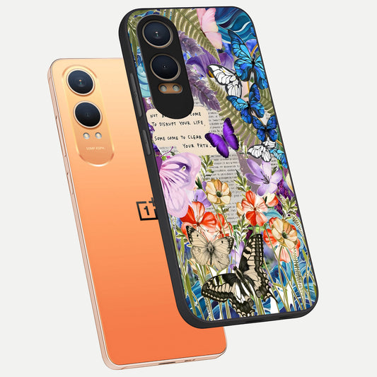  Storm Path Bloom phone case For Oneplus Nord CE4 Lite showing premium glass back cover with detailed artwork