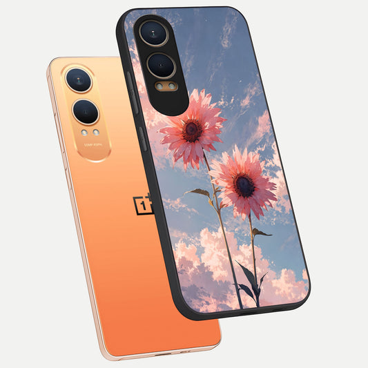  Sun Moon Balance phone case For Oneplus Nord CE4 Lite showing premium glass back cover with detailed artwork