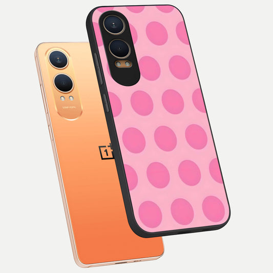  Sweet Dot Dreams phone case For Oneplus Nord CE4 Lite showing premium glass back cover with detailed artwork