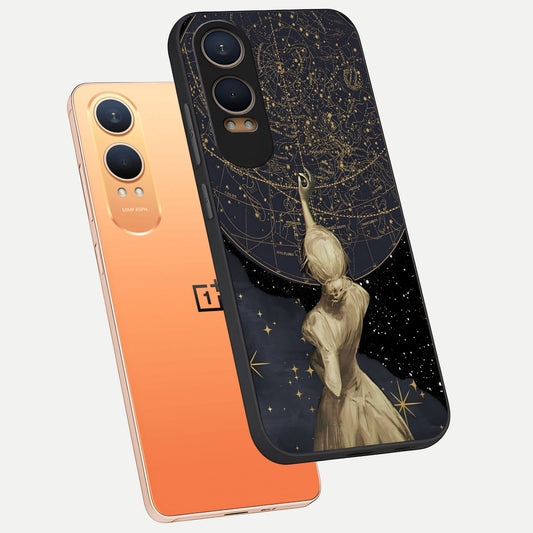  Taylor Swift Girl phone case For Oneplus Nord CE4 Lite showing premium glass back cover with detailed artwork