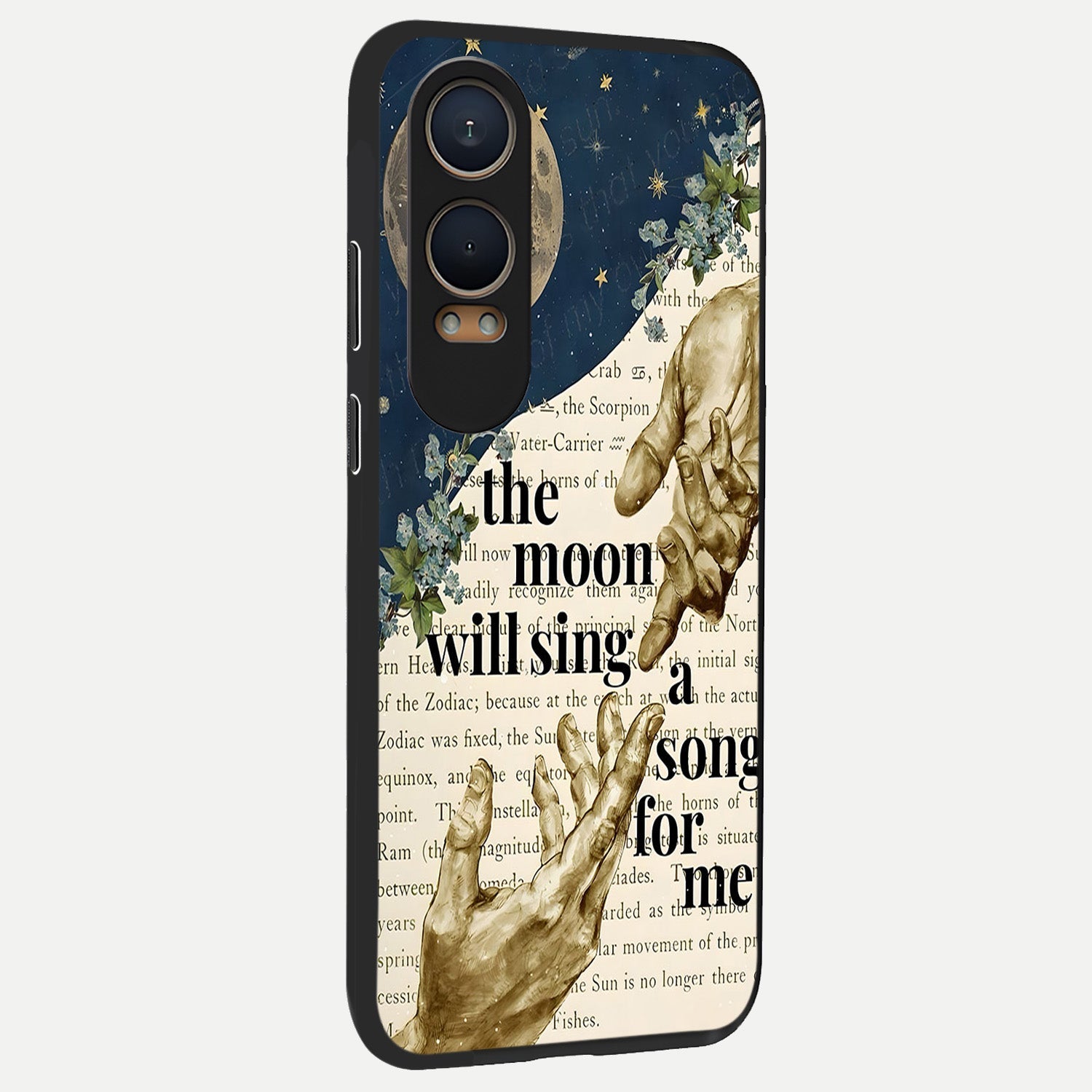  Aesthetic Divine back cover For Oneplus Nord CE4 Lite slim fit glass case with vibrant aesthetic design