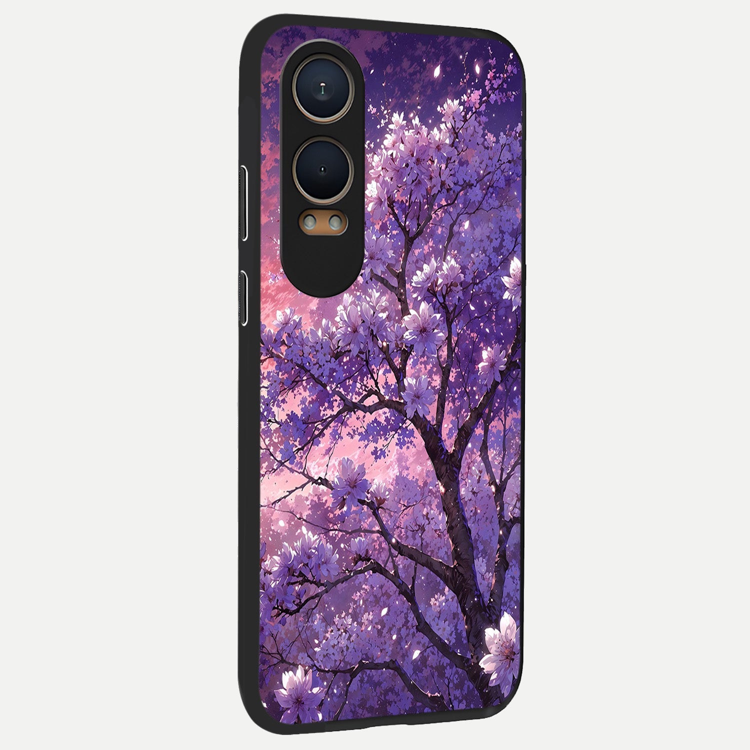  Blossom Tree back cover For Oneplus Nord CE4 Lite slim fit glass case with vibrant aesthetic design