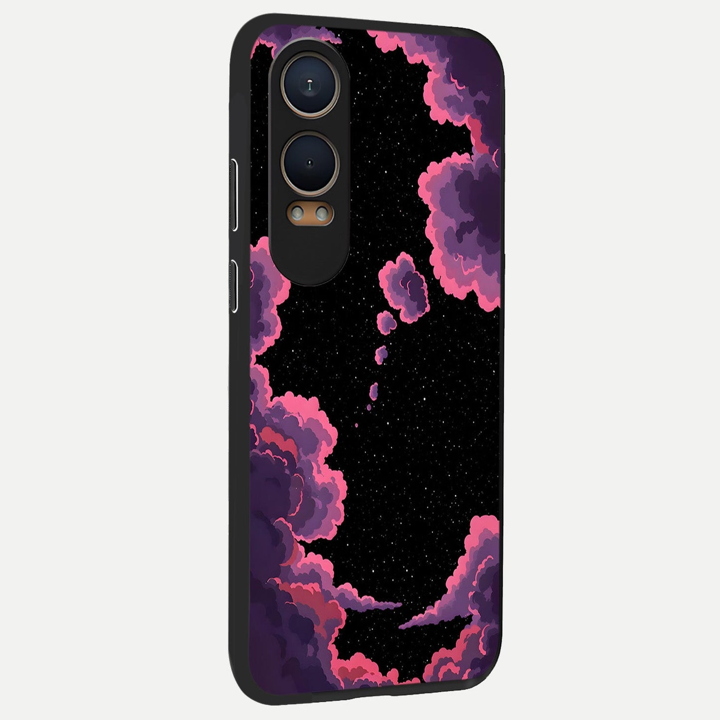  Cosmic Cloud Journey back cover For Oneplus Nord CE4 Lite slim fit glass case with vibrant aesthetic design