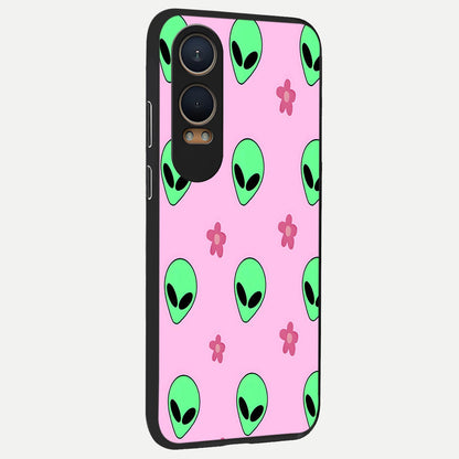  Cosmic Cute Crush back cover For Oneplus Nord CE4 Lite slim fit glass case with vibrant aesthetic design