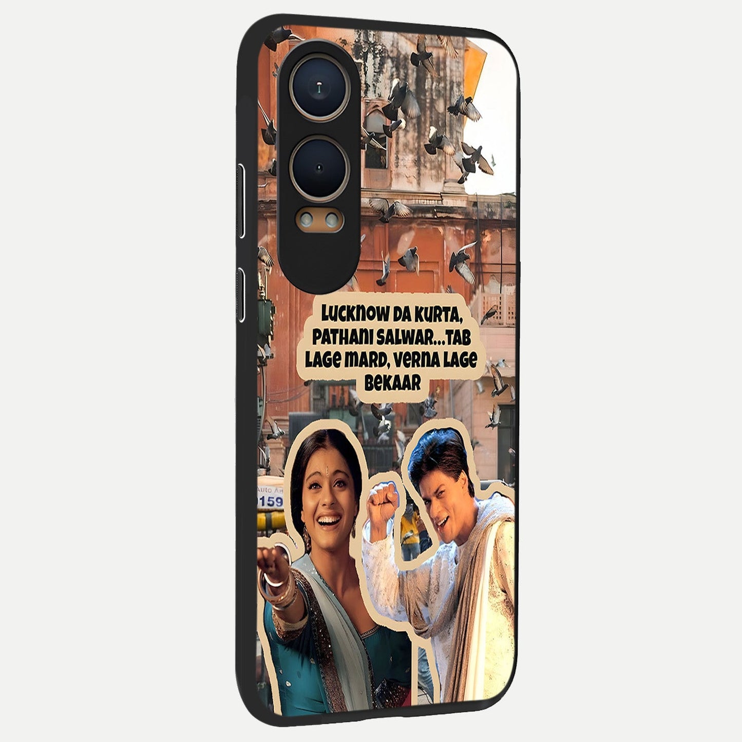 Desi Retro Vibes back cover For Oneplus Nord CE4 Lite slim fit glass case with vibrant aesthetic design