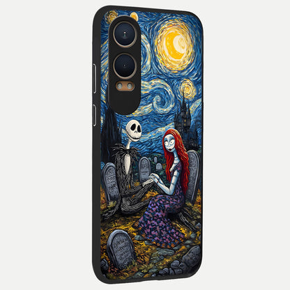  Eternal Night Love back cover For Oneplus Nord CE4 Lite slim fit glass case with vibrant aesthetic design