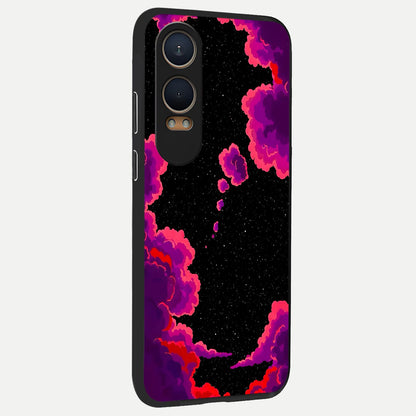  Galaxy Dream Frame back cover For Oneplus Nord CE4 Lite slim fit glass case with vibrant aesthetic design