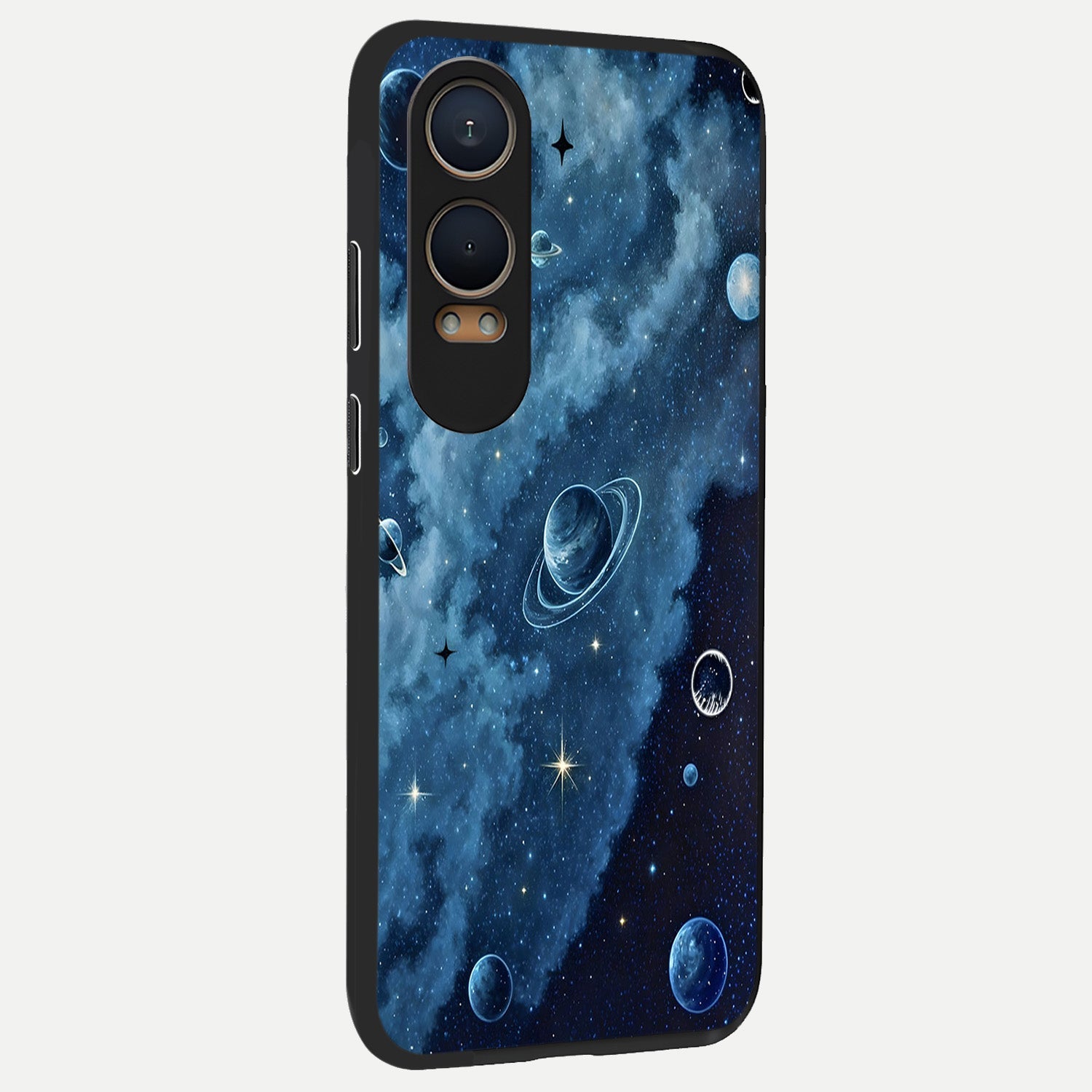  Galaxy Dream Space back cover For Oneplus Nord CE4 Lite slim fit glass case with vibrant aesthetic design