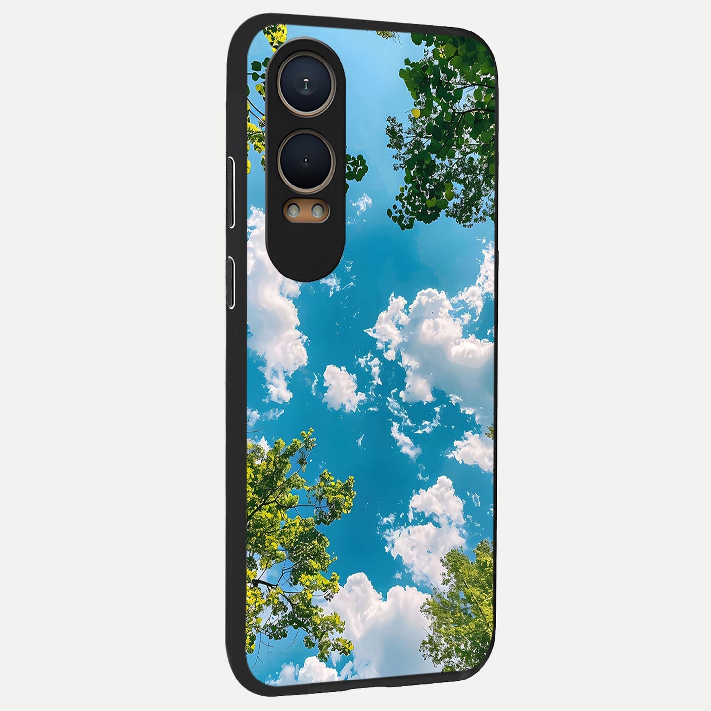  Green Moon Energy back cover For Oneplus Nord CE4 Lite slim fit glass case with vibrant aesthetic design