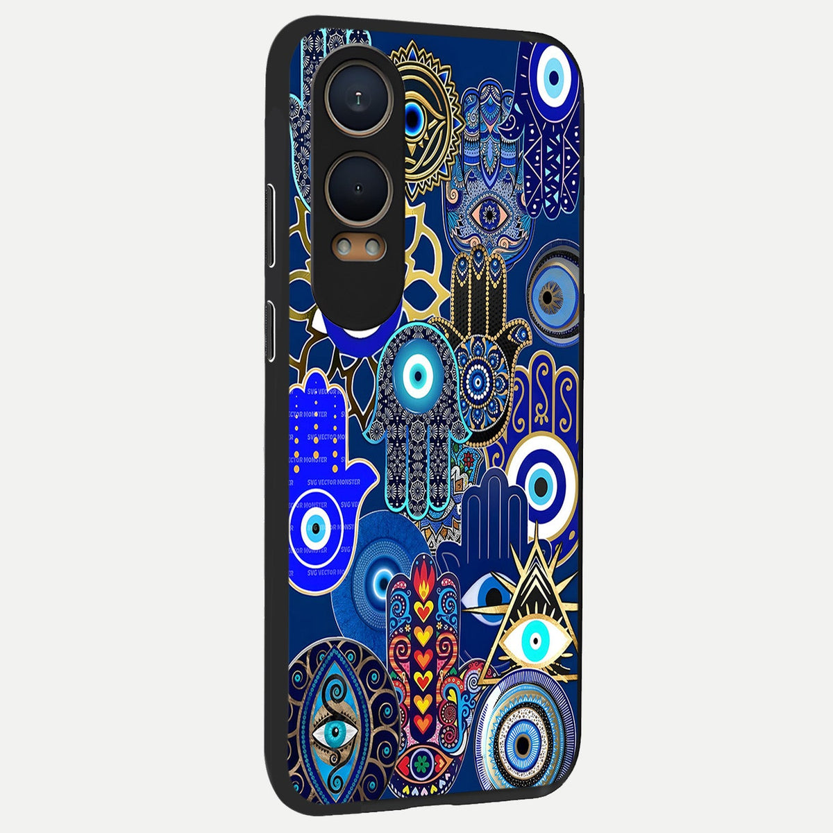  Mystic Palm Guard back cover For Oneplus Nord CE4 Lite slim fit glass case with vibrant aesthetic design