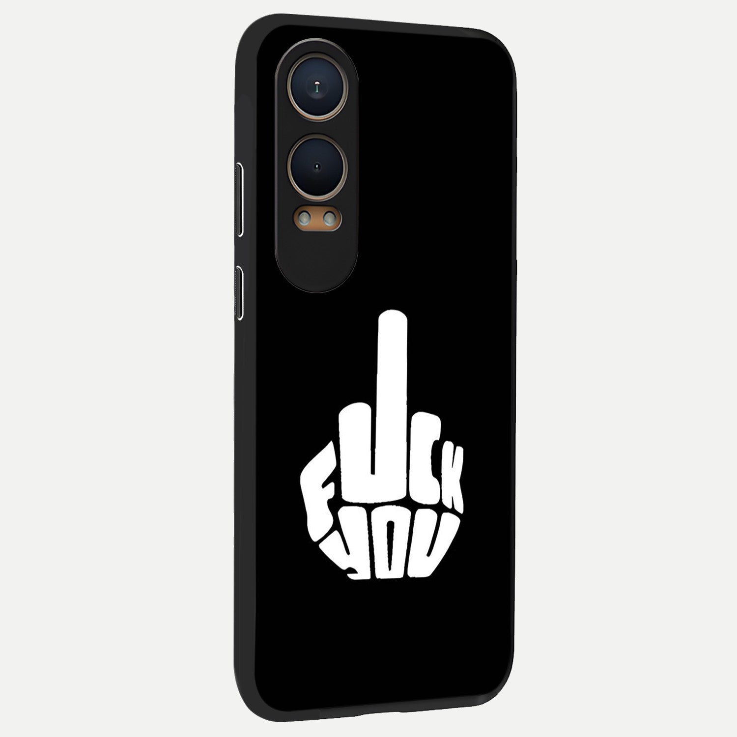  Rebel Mode On back cover For Oneplus Nord CE4 Lite slim fit glass case with vibrant aesthetic design