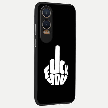  Rebel Mode On back cover For Oneplus Nord CE4 Lite slim fit glass case with vibrant aesthetic design