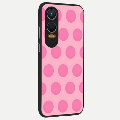  Sweet Dot Dreams back cover For Oneplus Nord CE4 Lite slim fit glass case with vibrant aesthetic design