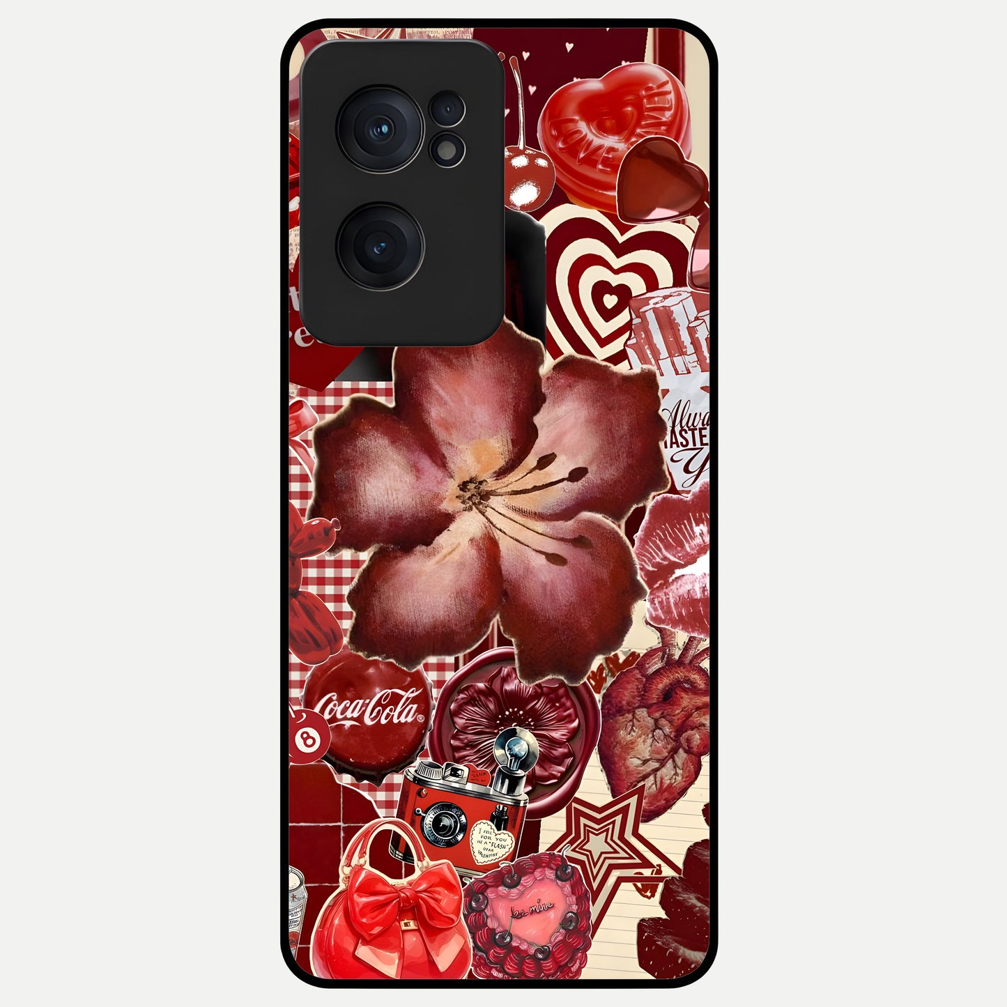  Aesthetic Little Freak Glass Case For Oneplus Nord CE2 back cover – full design glossy printed glass finish