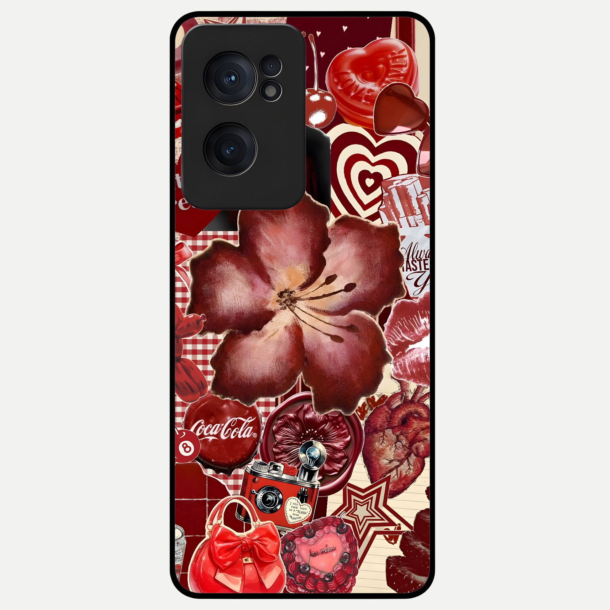  Aesthetic Little Freak Glass Case For Oneplus Nord CE2 back cover – full design glossy printed glass finish