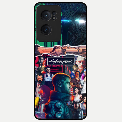  CYBERPUNK Legacy Glass Case For Oneplus Nord CE2 back cover – full design glossy printed glass finish