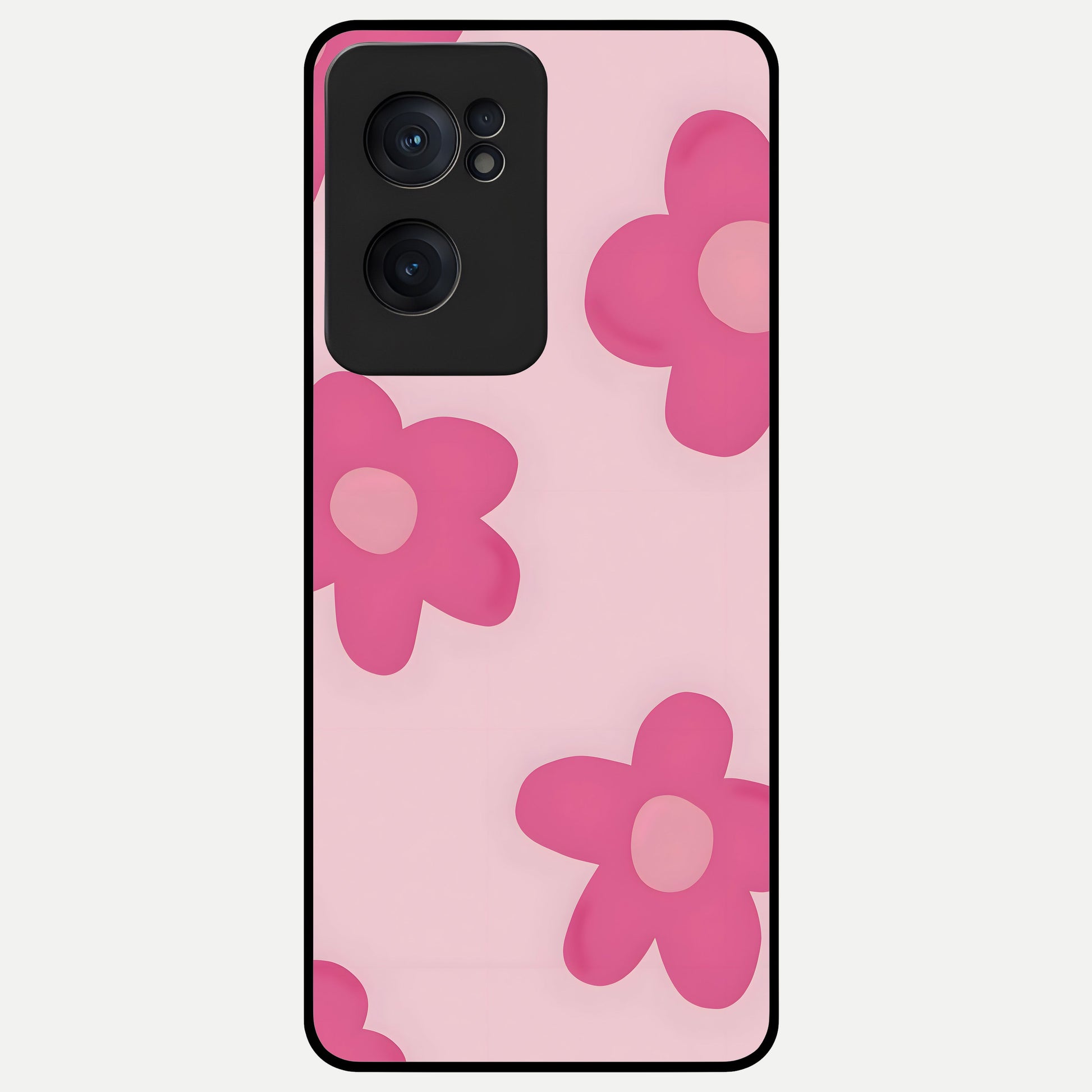  Candy Bloom Dreams Glass Case For Oneplus Nord CE2 back cover – full design glossy printed glass finish