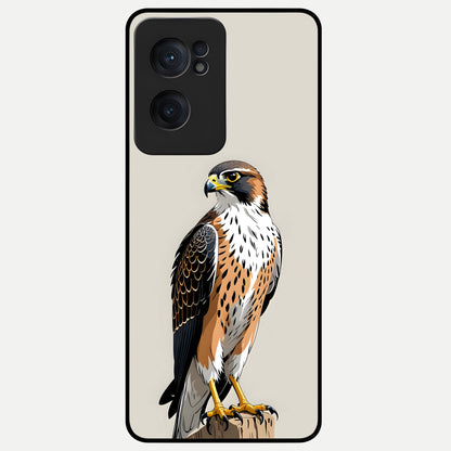  Clever Eagle Glass Case For Oneplus Nord CE2 back cover – full design glossy printed glass finish