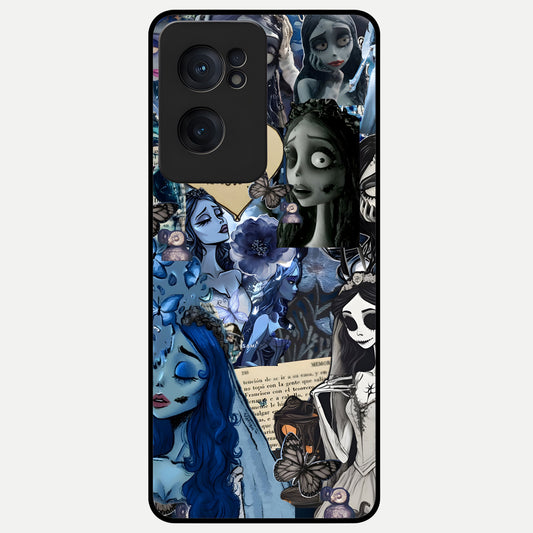  Corpse Bride Posters Glass Case For Oneplus Nord CE2 back cover – full design glossy printed glass finish