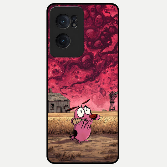  Courage Under Sky Glass Case For Oneplus Nord CE2 back cover – full design glossy printed glass finish