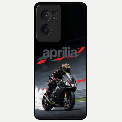  Dark Aprilla Glass Case For Oneplus Nord CE2 back cover – full design glossy printed glass finish