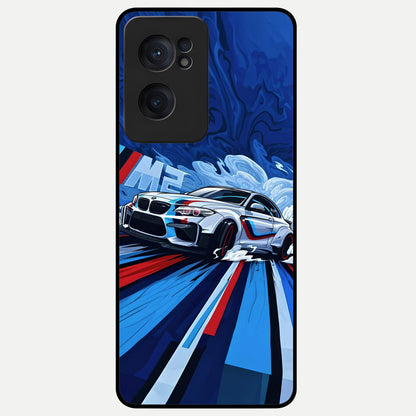  Drift Power Rush Glass Case For Oneplus Nord CE2 back cover – full design glossy printed glass finish