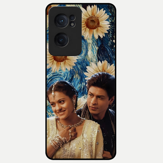  Eternal Love Story Glass Case For Oneplus Nord CE2 back cover – full design glossy printed glass finish