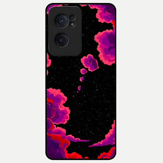  Galaxy Dream Frame Glass Case For Oneplus Nord CE2 back cover – full design glossy printed glass finish