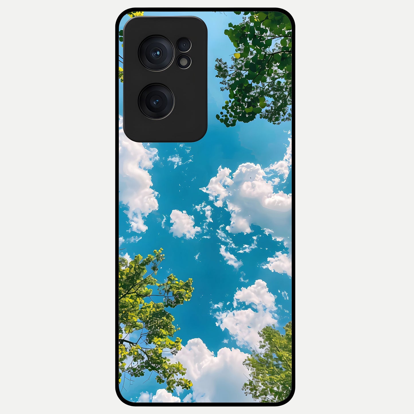  Green Moon Energy Glass Case For Oneplus Nord CE2 back cover – full design glossy printed glass finish