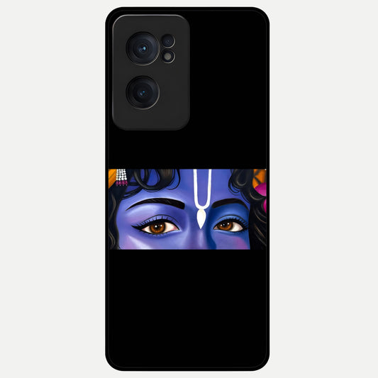  Krishna Eye Glass Case For Oneplus Nord CE2 back cover – full design glossy printed glass finish