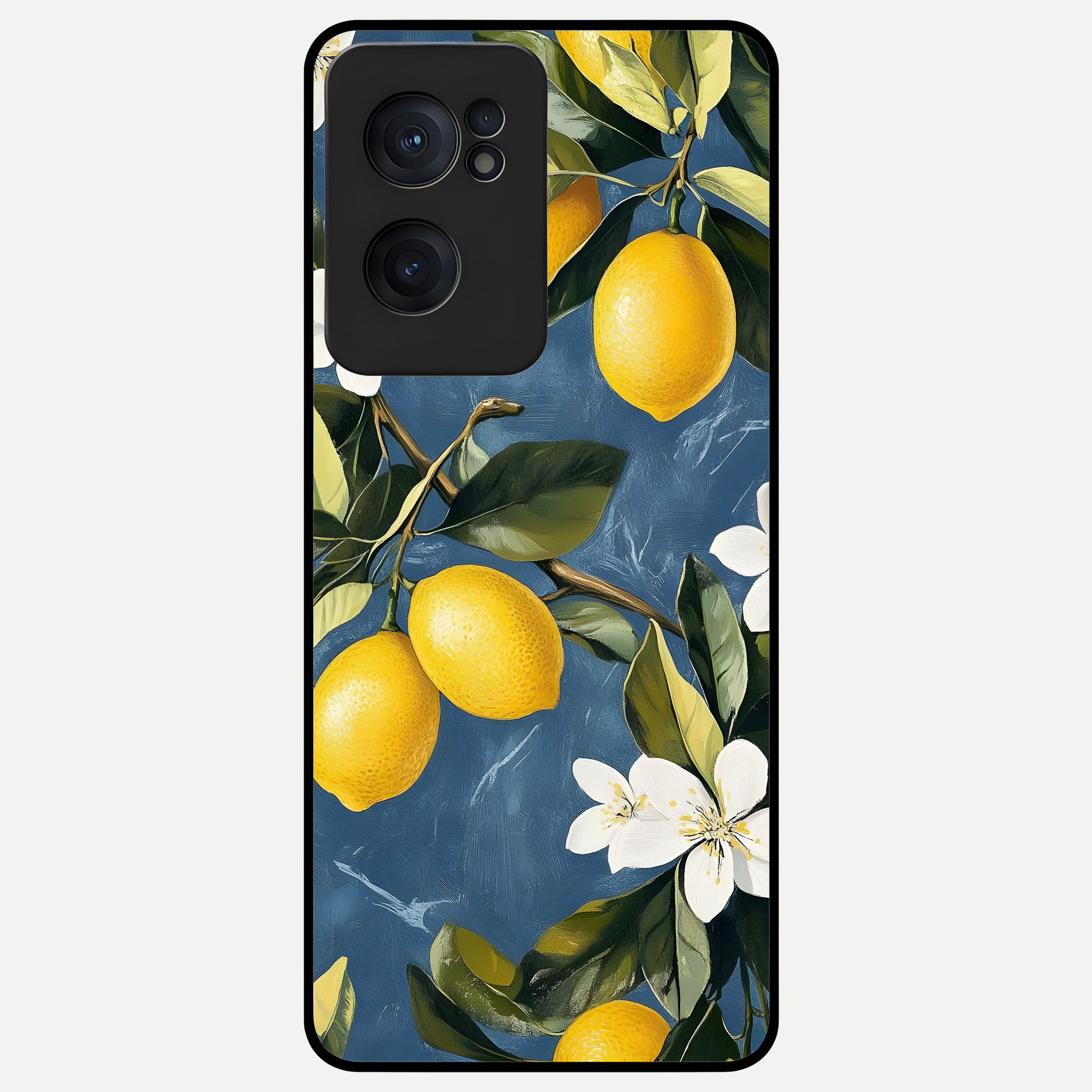  Lemon Dream Garden Glass Case For Oneplus Nord CE2 back cover – full design glossy printed glass finish