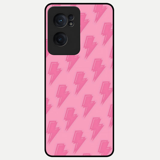  Pink Moo Magic Glass Case For Oneplus Nord CE2 back cover – full design glossy printed glass finish