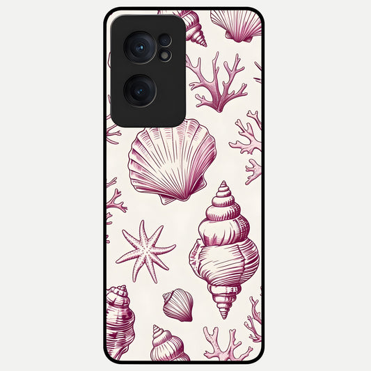  Pink Power Sparks Glass Case For Oneplus Nord CE2 back cover – full design glossy printed glass finish