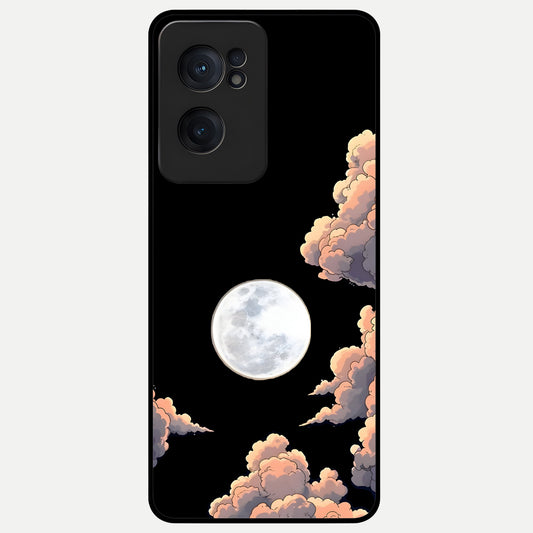  Shade Cloud Moon Glass Case For Oneplus Nord CE2 back cover – full design glossy printed glass finish