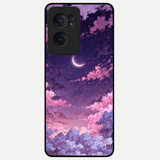  Sky Drift Clouds Glass Case For Oneplus Nord CE2 back cover – full design glossy printed glass finish