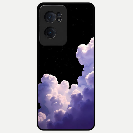  Starlit Night Whispers Glass Case For Oneplus Nord CE2 back cover – full design glossy printed glass finish