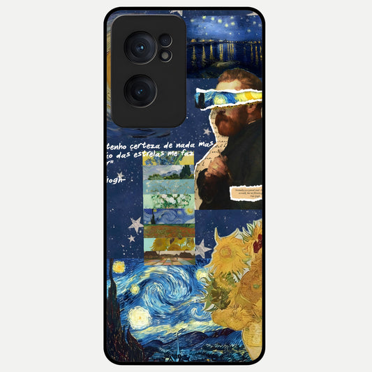  Starry Dream Vision Glass Case For Oneplus Nord CE2 back cover – full design glossy printed glass finish